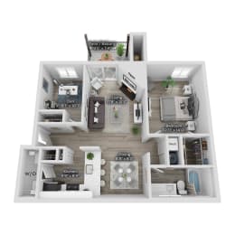 1 bed, 1 bath, 939 sqft, $1,350