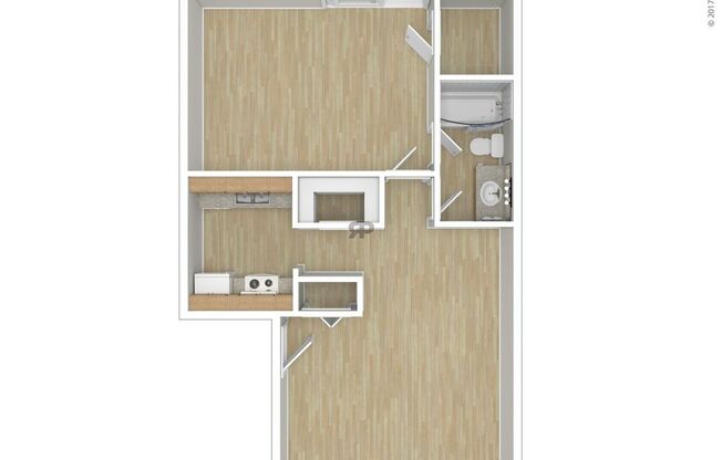 1 bed, 1 bath, 750 sqft, $701