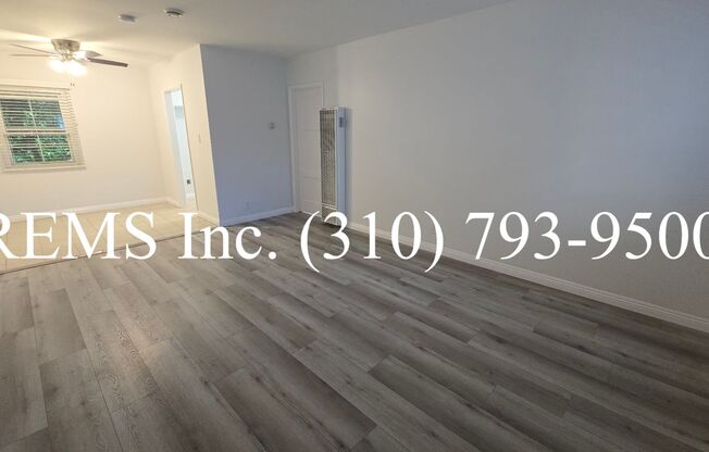 Remodeled 1 Bedroom Upstairs Apartment w/ Garage Parking