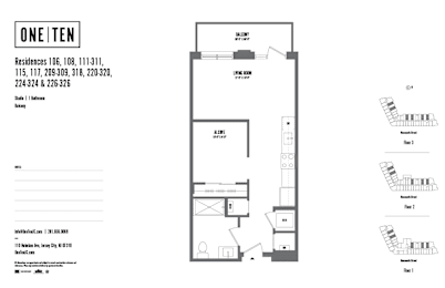 Studio, 1 bath, $2,840