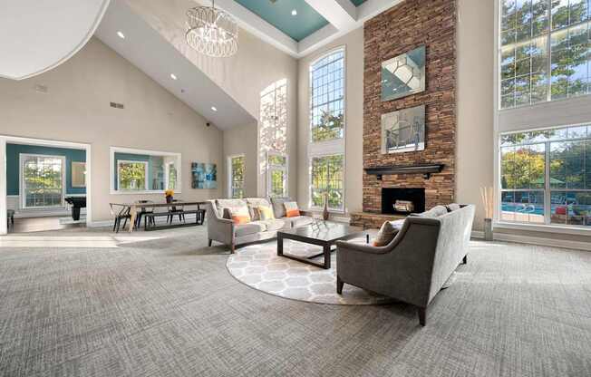 Residential Clubhouse at Bridgewater Apartments, Duluth, GA, 30096