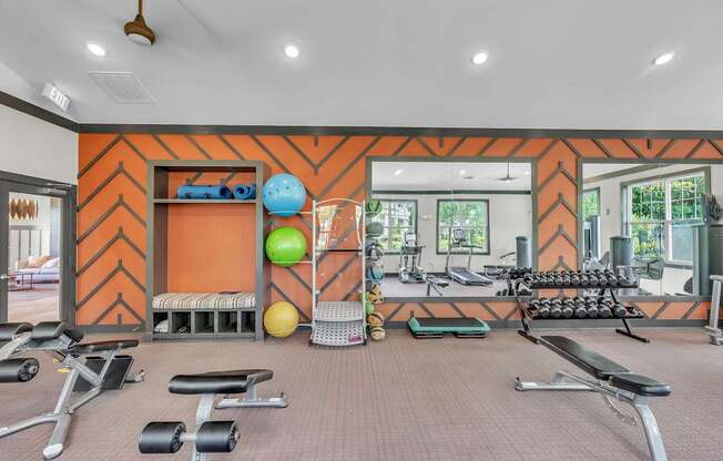 Fitness Center With Updated Equipment at Sterling Creek at Richmond Hill, Georgia 