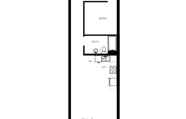 1 bed, 1 bath, 864 sqft, $915, Unit 307