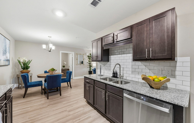 Kitchen and Dining Area