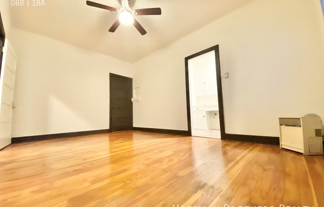 Studio, 1 bath, $1,495