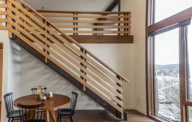 Ballard Lofts Apartment Amenities Loft Units with Stunning Wood Features