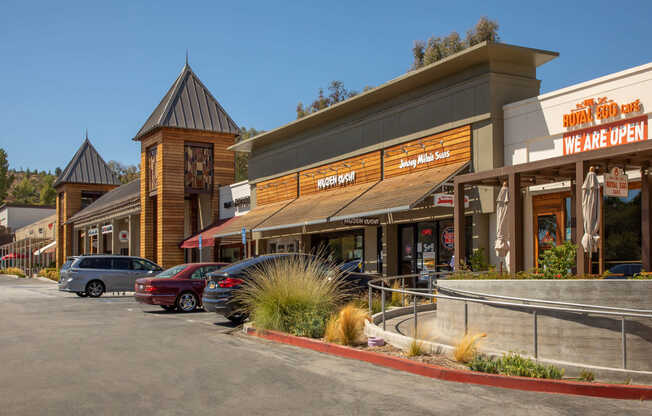 There's a huge variety of dining and shopping along Lindero Canyon Road.