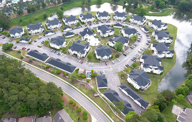 Aerial of Flintlake Apartments Community in Myrtle Beach