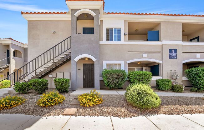 Spacious single-level, first-floor unit featuring 3 bedrooms and 2 bathrooms.