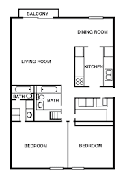 2 beds, 2 baths, 1,020 sqft, $1,100