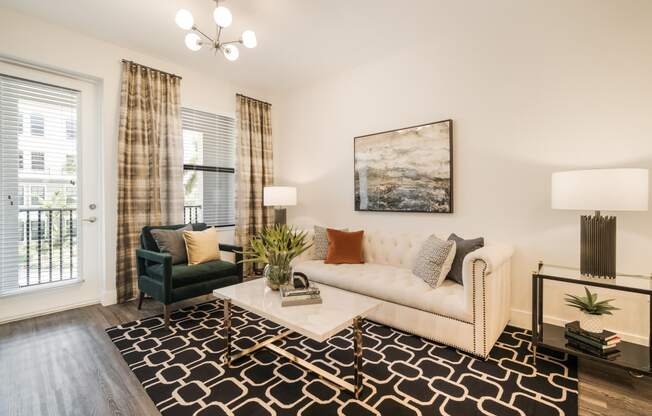 Modern Living Room at Magnolia Square, Florida