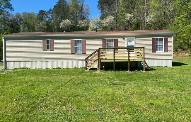 2/1 for rent in Bryson City