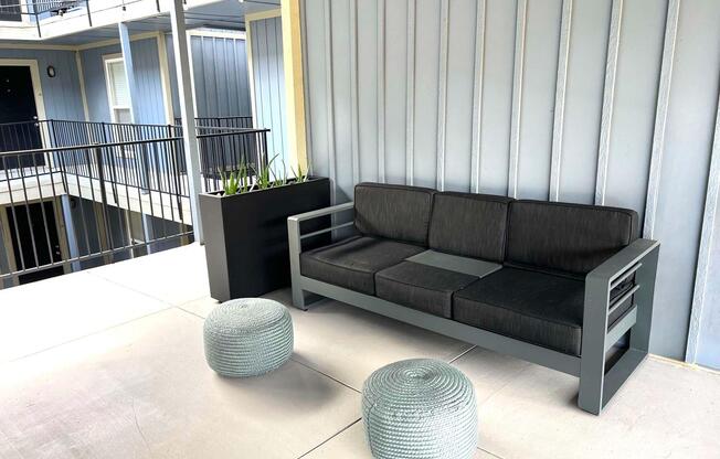 a chair sitting in front of a window