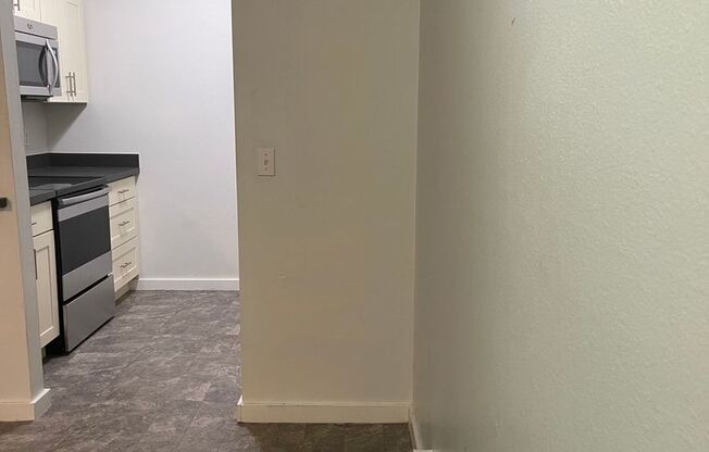 Ground Floor unit with a nice upgrade and small fenced Patio