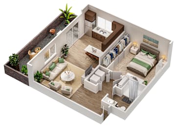 1 bed, 1 bath, 635 sqft, $1,499