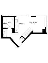 1 bed, 1 bath, 898 sqft, $3,347