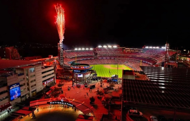 Stadium Lounge Roof Deck View