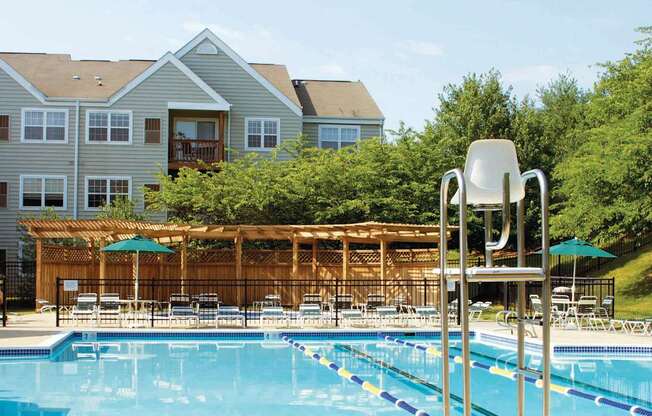 Pool at The Apartments at Owings Run, Owings Mills, 21117