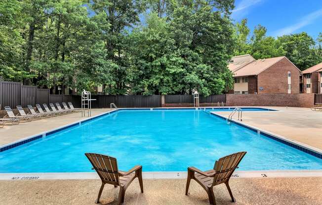 our apartments in fairfax have a resort style pool