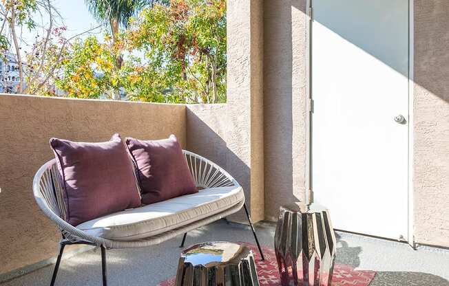 Private Balcony And Patio at La Jolla Crossroads Apartments, San Diego, California