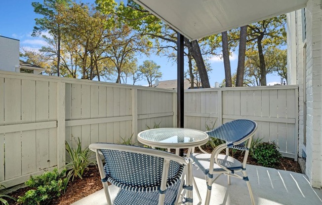Outdoor Patio at Latitude 2976, Houston, TX