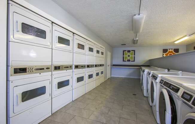 Laundry Room at Villas Del Cielo Aprartments in Albuquerque New Mexico October 2020