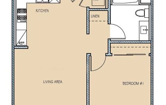 Gramercy Terrace Apartments-Floor Plan B