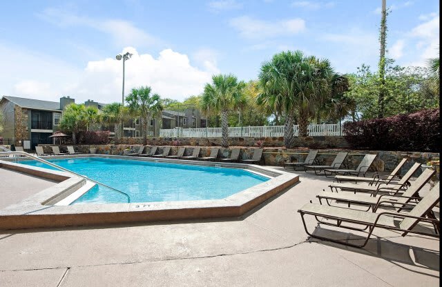 Swimming Pool With Relaxing Sundecks