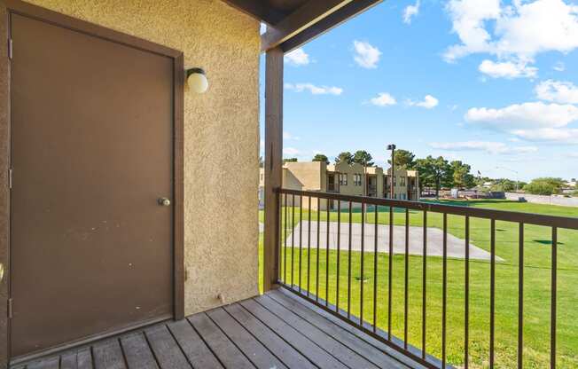 Balcony at Copper Ridge Apartments in Kingman Arizona