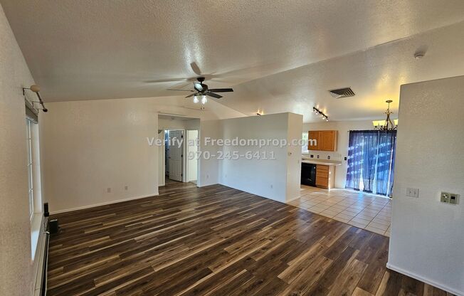 Well maintained maintained 3 bedroom 2 bath home in Fruita CO