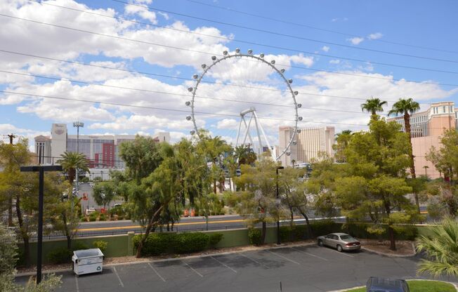 Meridian  Fully FURNISHED Condo with Strip & High Roller View. Includes Gas, Electric and Internet