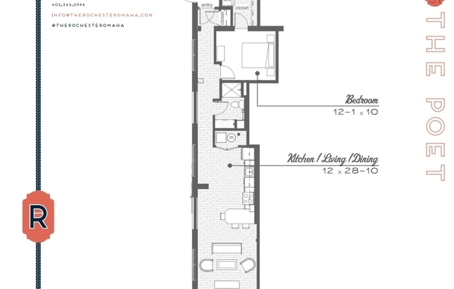 1 bed, 1 bath, 778 sqft, $1,045, Unit 121