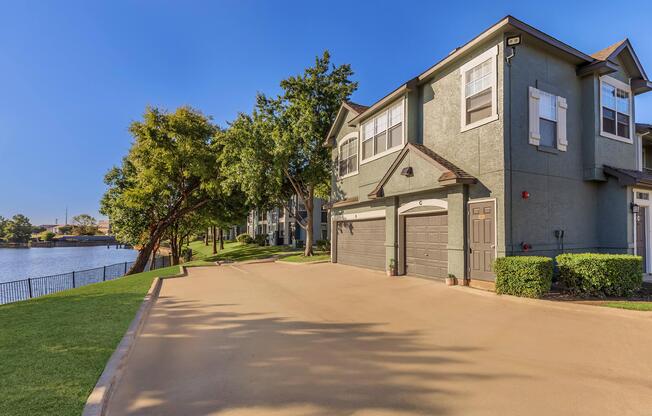 a house on the side of a road