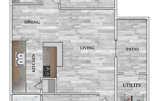 2 beds, 2 baths, 880 sqft, $918, Unit 1508