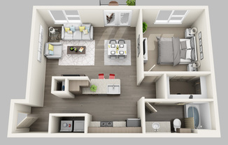 1 bed, 1 bath, 798 sqft, $1,323