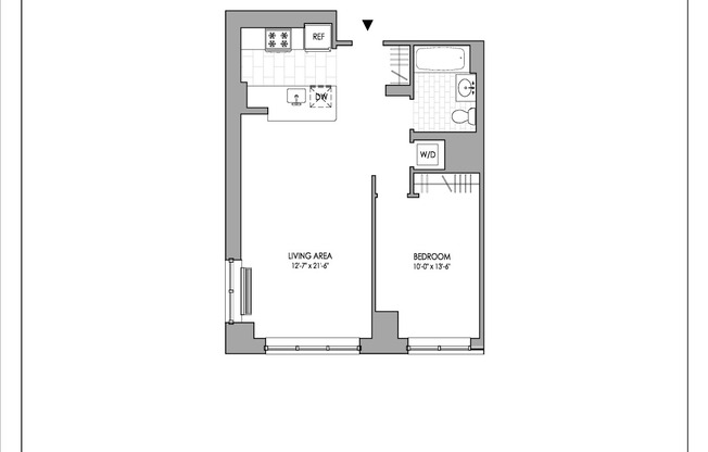 1 bed, 1 bath, $4,547, Unit 1212