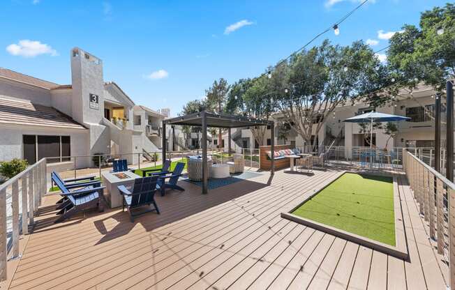 Sun Deck at Haven at Arrowhead Apartment Homes in Glendale Arizona