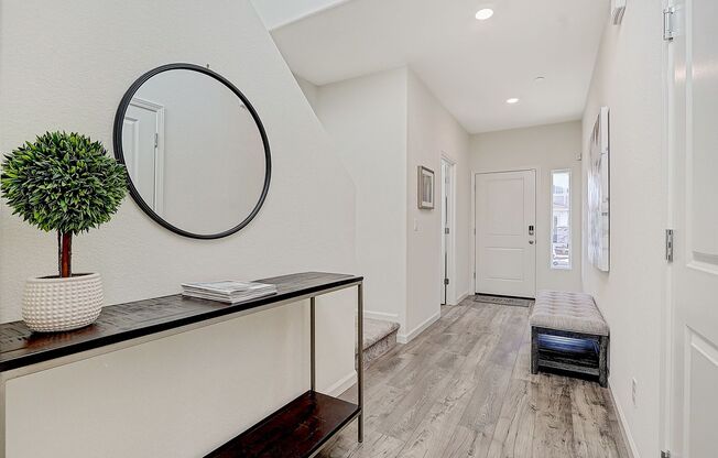 4 YEARS NEW, FULLY FURNISHED 4 BEDROOM, 2.5 BATHS, CONTEMPORARY FURNITURE AND FINISHES,