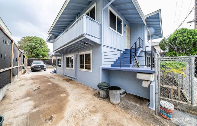 All New  Renovated 1-bedroom, 1-bath Unit w/1-Parking Near Waikiki, UH, Ala Moana (Moiliili)