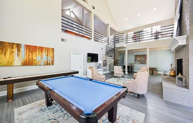 the preserve at ballantyne commons pool room