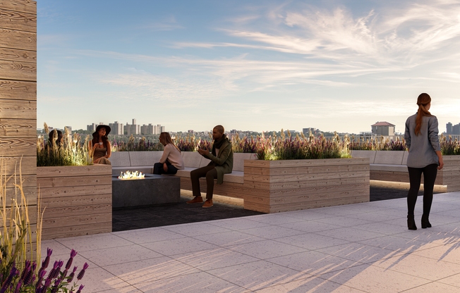 2 beds, 2 baths, $3,643, Unit 5-Q