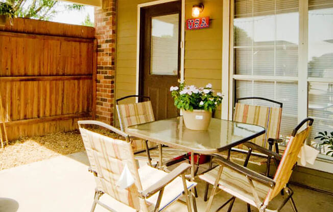 apartment patio 