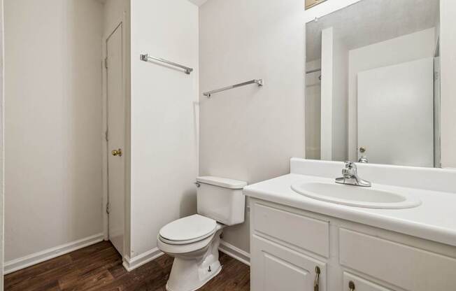 Bathroom with White Cabinets
