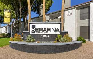 Serafina Monument Sign