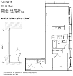 1 bed, 1 bath, 871 sqft, $2,399