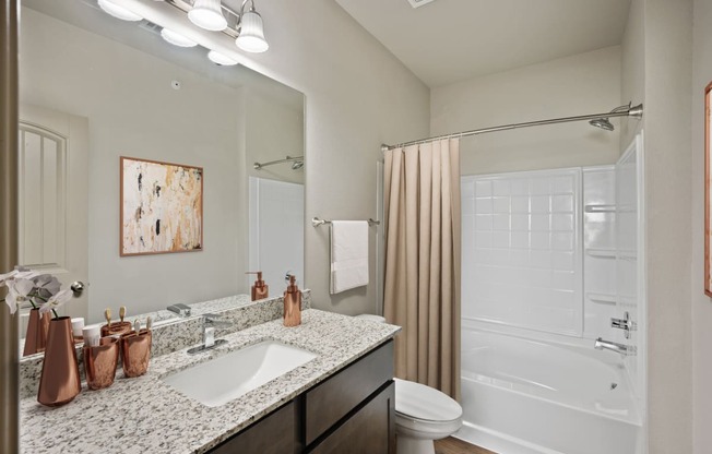 our apartments offer a bathroom with a shower