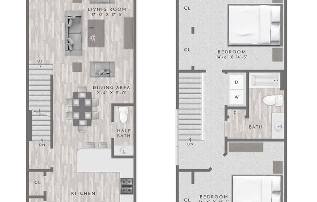 2 beds, 1.5 baths, 1,312 sqft, $2,880