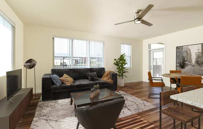 living and Dining at 67 Flats, Glendale Arizona