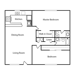 2 beds, 2 baths, 1,000 sqft, $1,968