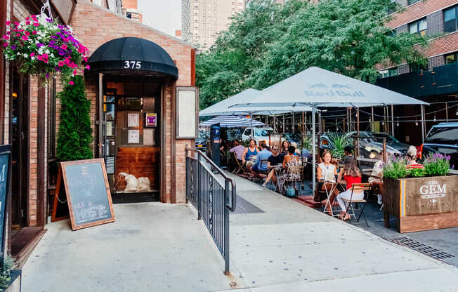 Explore the charming boutiques and cafes of Murray Hill.